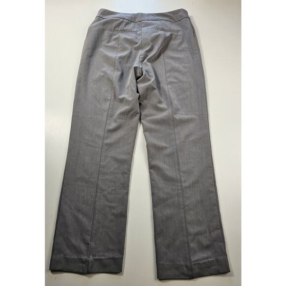 Chicos size 1 short PETITE (8) grey career business casual EUC high rise classy - Picture 2 of 7